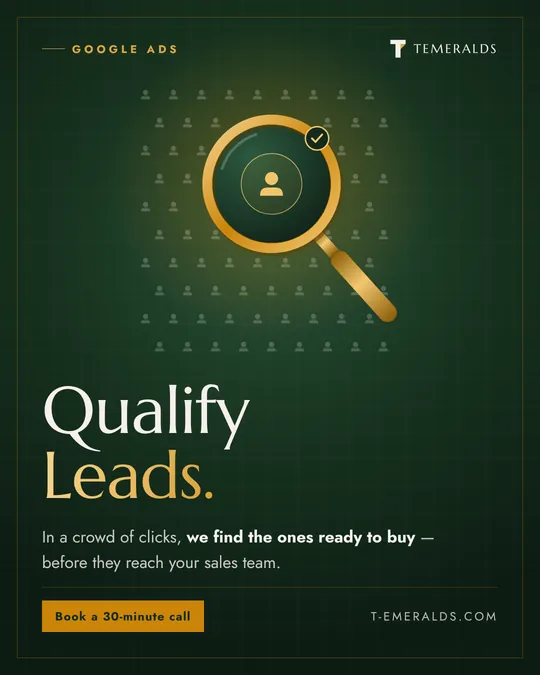 Qualify leads — Design · Method