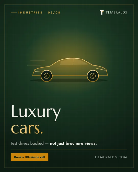 Luxury cars — Design · Industries