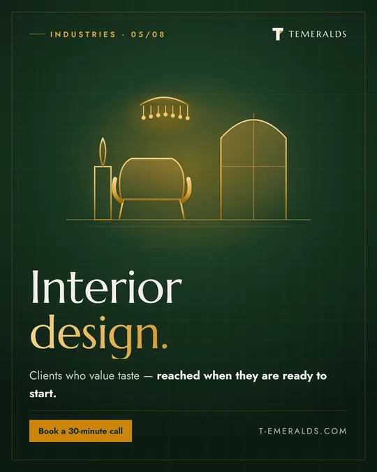 Interior design — Design · Industries